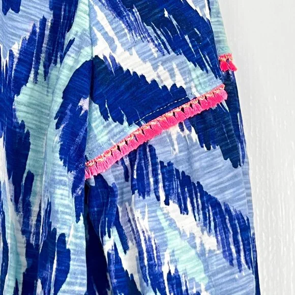 Lilly Pulitzer Kalissa Knit Tunic in Blue Swish Skipped A Beach - Picture 6 of 8